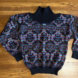 vintage John Henry sweater S women’s chunky wool Italy 90s